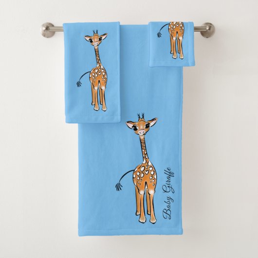 Cute Giraffe drawing, safari animals (En situation)