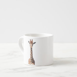Cute giraffe espresso kop