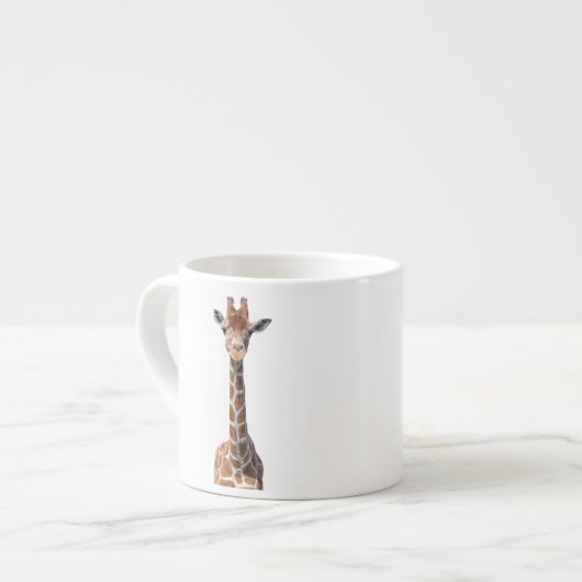 Cute giraffe espresso kop (Voorkant links)