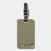 Cute giraffe face bagagelabel (Voorkant verticaal)