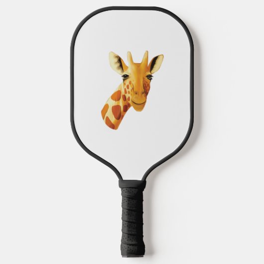 Cute giraffe face beautiful safari pickleball paddle (Voorkant)