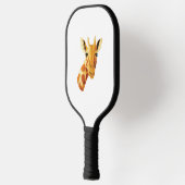 Cute giraffe face beautiful safari pickleball paddle (Links)