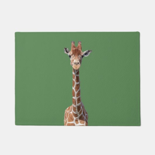Cute giraffe face deurmat (Voorkant)