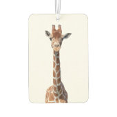 Cute giraffe face luchtverfrisser (Achterkant)