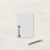 Cute giraffe face post-it® notes (Op bureau)