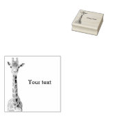 Cute giraffe face 	rubberstempel (Gestempeld)
