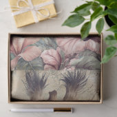 Cute Giraffe Floral Waterverf Tissuepapier (Geschenk)