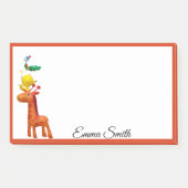 Cute Giraffe Fox Peacock Kawaii Animal Post-it® Notes (Voorkant)