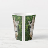 Cute Giraffe Gros plan Latte Mug (Devant)