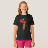 Cute giraffe | hartballonnen t-shirt (Voorkant volledig)