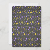 Cute Giraffe | Invitation de tableau de bord d'ann (Dos)