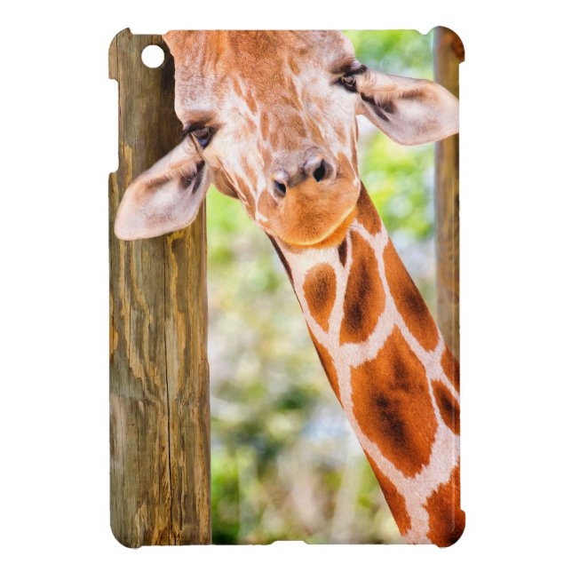 Cute Giraffe iPad Mini Cover (Achterkant)