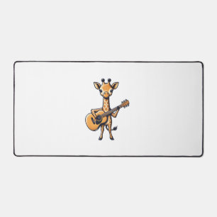 Cute Giraffe Jouer Guitare Giraffes Musicien Musi