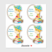 Cute Giraffe Kinder Book Contour Sticker (Vel)