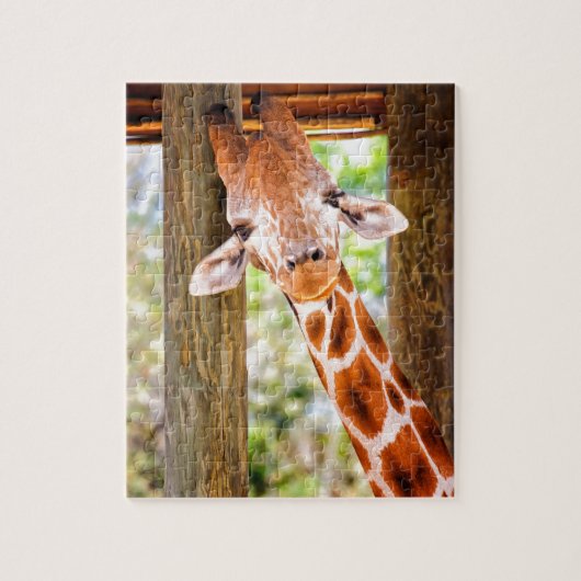 Cute Giraffe Legpuzzel (Verticaal)