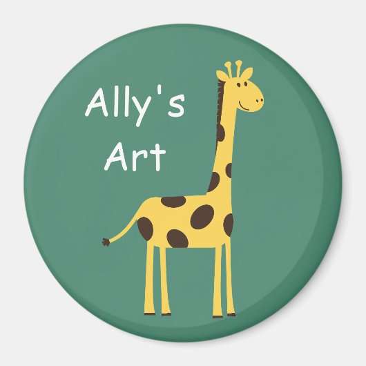 Cute Giraffe Magneet (Voorkant)