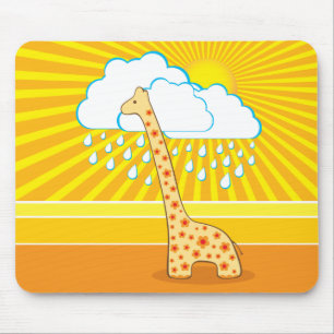 Cute Giraffe Mousepad Muismat