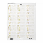 Cute Giraffe Pattern. Etiket (Full Sheet)