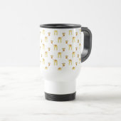 Cute Giraffe Pattern. Reisbeker (Voorkant rechts)