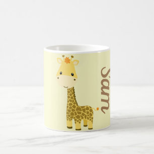 Cute Giraffe Personnable Koffiemok