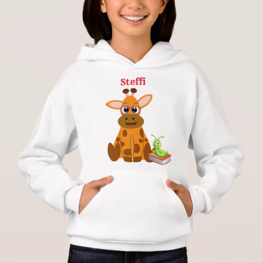 Cute Giraffe portant des lunettes (Devant)