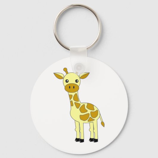 Cute Giraffe Sleutelhanger (Voorkant)