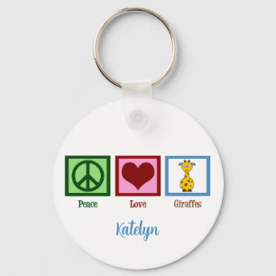 Cute Giraffe Sleutelhanger