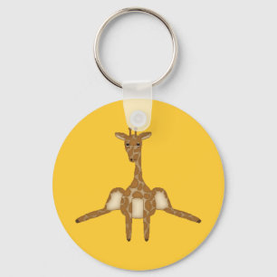 Cute Giraffe Sleutelhanger