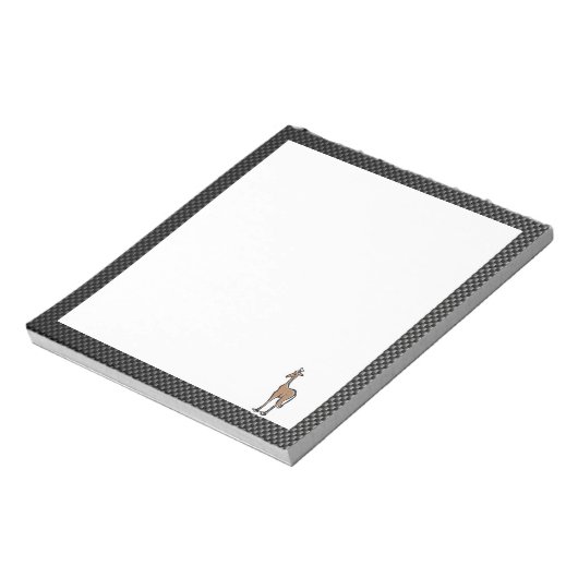 Cute Giraffe; stijlvol Notitieblok (Gedraaid)