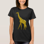 Cute Giraffe T Shirt voor haar Dierenvriend cadeau (Voorkant)