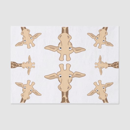 Cute Giraffe Tissuepapier (Voorkant)