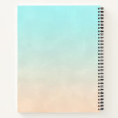 Cute Giraffe Waterverf Mam en Baby Notitieboek (Achterkant)