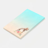 Cute Giraffe Waterverf Mam en Baby Post-it® Notes (Schuin)