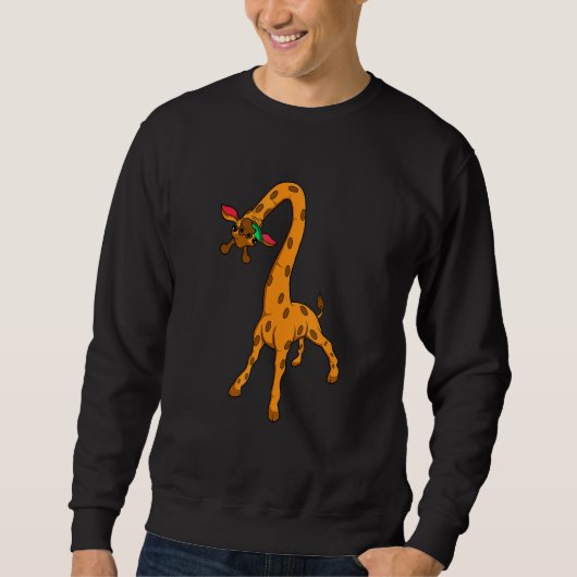 Cute Giraffe Zookeeper Trui (Voorkant)