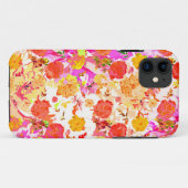 Cute girale bloemen patroon Case-Mate iPhone case (Achterkant (horizontaal))