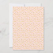 Cute Girl 3e anniversaire Invitation (Dos)