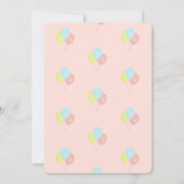 Cute Girl 3e anniversaire Invitation (Dos)