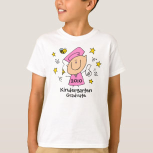 Cute Girl Afstudeerder Custom T-shirt