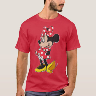 Cute Girl Cartoon Mouse Pose friend T-shirt