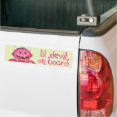 Cute Girl Devil Bumpersticker (Op Truck)