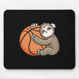 Cute Girl houdt van Slovakte Basketball Muismat