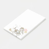 Cute Girl in Parijs Post-it® Notes (Schuin)