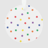 Cute Girl in Unicorn Swim Pool Float Ornament (achterkant)