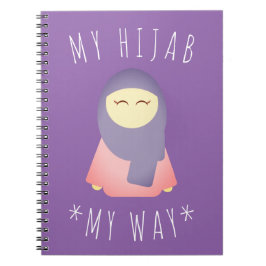 CUTE GIRL MET HIJAB NOTITIEBOEK ISLAMIC GIFT