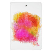 Cute Girl Monkey Climbing Tree Mini Klembord (Achterkant)