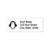 Cute Girl Penguin Rubberstempel (Afrduk)