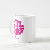Cute Girl Power with Heart Coffee Mug (Devant gauche)