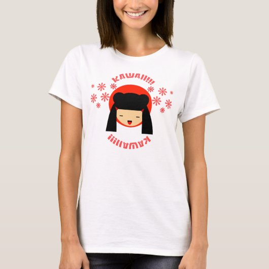 Cute Girl T-shirt (Voorkant)