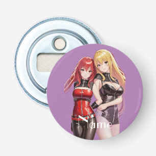 Cute Girls Anime Thunder_Cove Button Flesopener