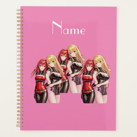 Cute Girls Anime Thunder_Cove Planner (Voorkant)